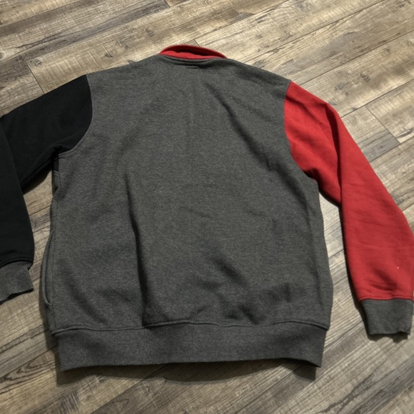 Diesel XL Collar Zip Up Fleece Jacket Sweatshirt Grey Size XL 100% Cotton - Picture 7 of 7